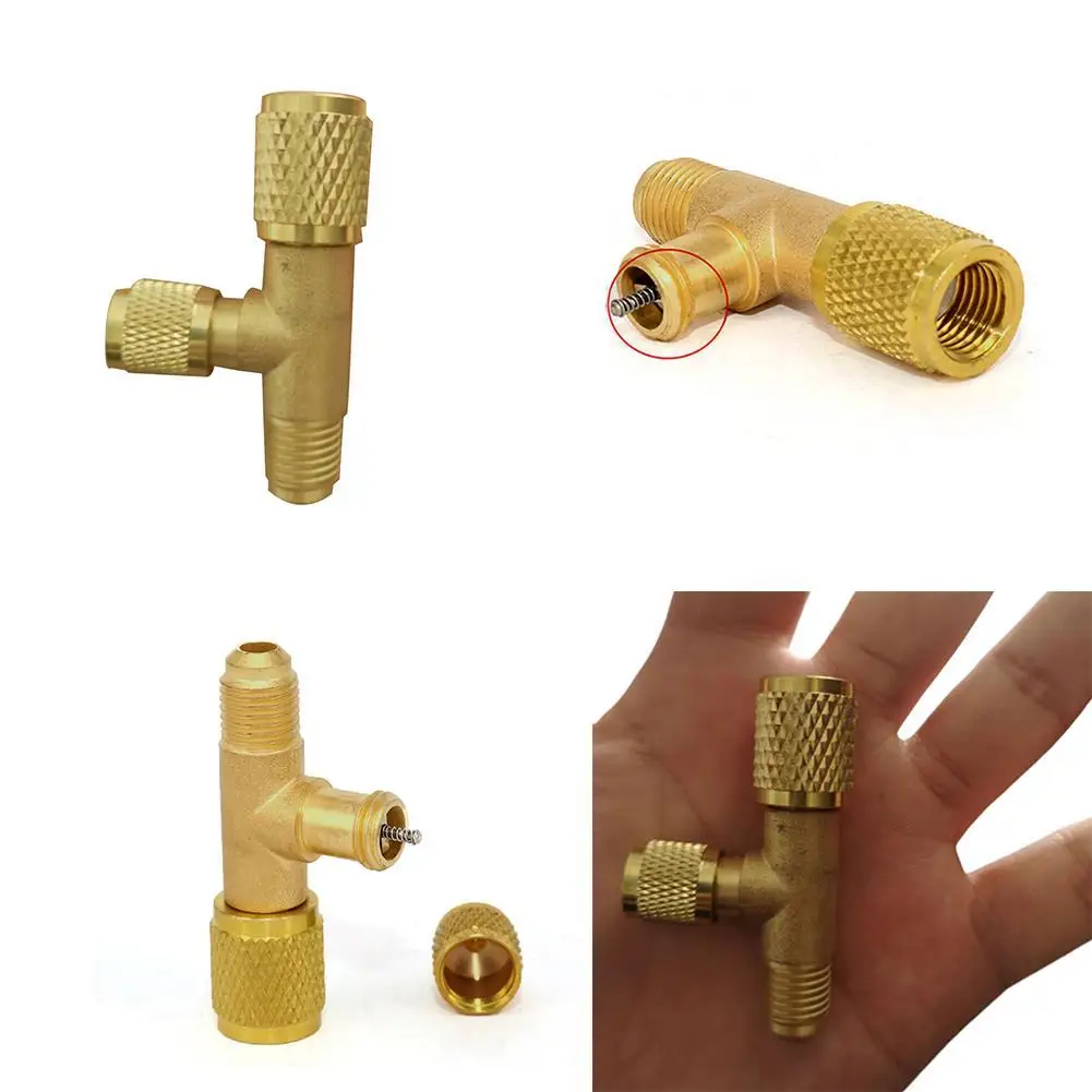 Refrigerant Exhaust Valve Bleed Valve Full Copper Quick Air Release Exhaust Valve Exclusion Valve Gauge Fluorine Pipe Press H9D4
Refrigerant Exhaust Valve Bleed Valve Full Copper Quick Air Release Exhaust Valve Exclusion Valve Gauge Fluorine Pipe Press H9D4