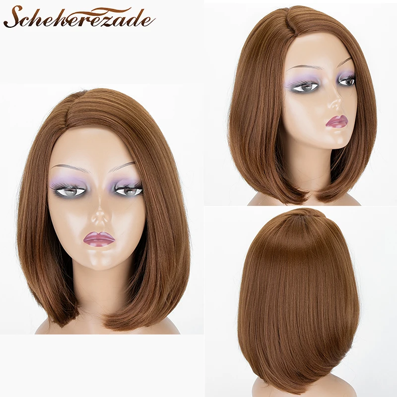 Straight Lace Front Wig Synthetic Short Bob Wig Brown Wigs For Black Women T Part Synthetic Lace Front Wigs Cosplay Scheherezade
Straight Lace Front Wig Synthetic Short Bob Wig Brown Wigs For Black Women T Part Synthetic Lace Front Wigs Cosplay Scheherezade