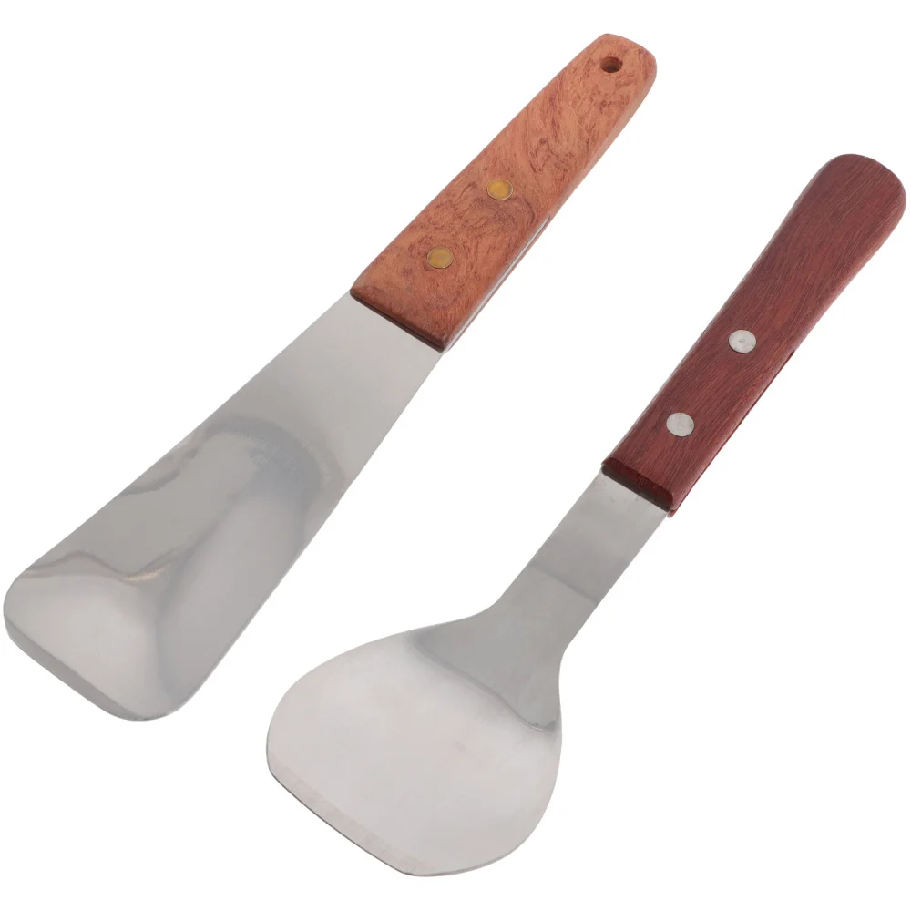 2pcs Stainless Steel Dessert Spoons Wooden Handle Ball-diggers Dessert Shovels
2pcs Stainless Steel Dessert Spoons Wooden Handle Ball-diggers Dessert Shovels