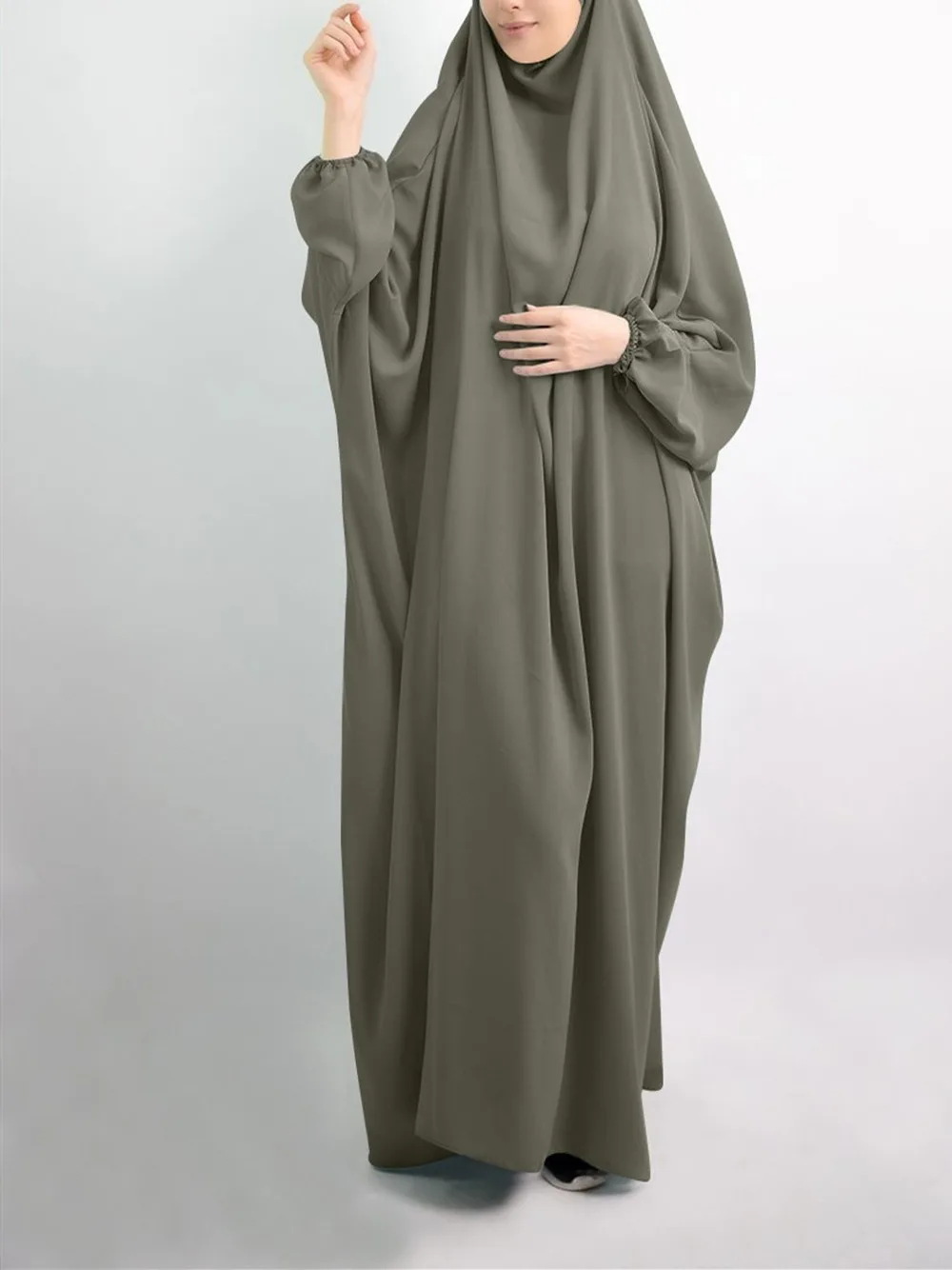 One Piece Prayer Ramadan Abaya Dress Jilbab Hijab Dresses Kaftan Hooded Robe Headcover Long Khimar Modest Islam Dubai Clothes
One Piece Prayer Ramadan Abaya Dress Jilbab Hijab Dresses Kaftan Hooded Robe Headcover Long Khimar Modest Islam Dubai Clothes