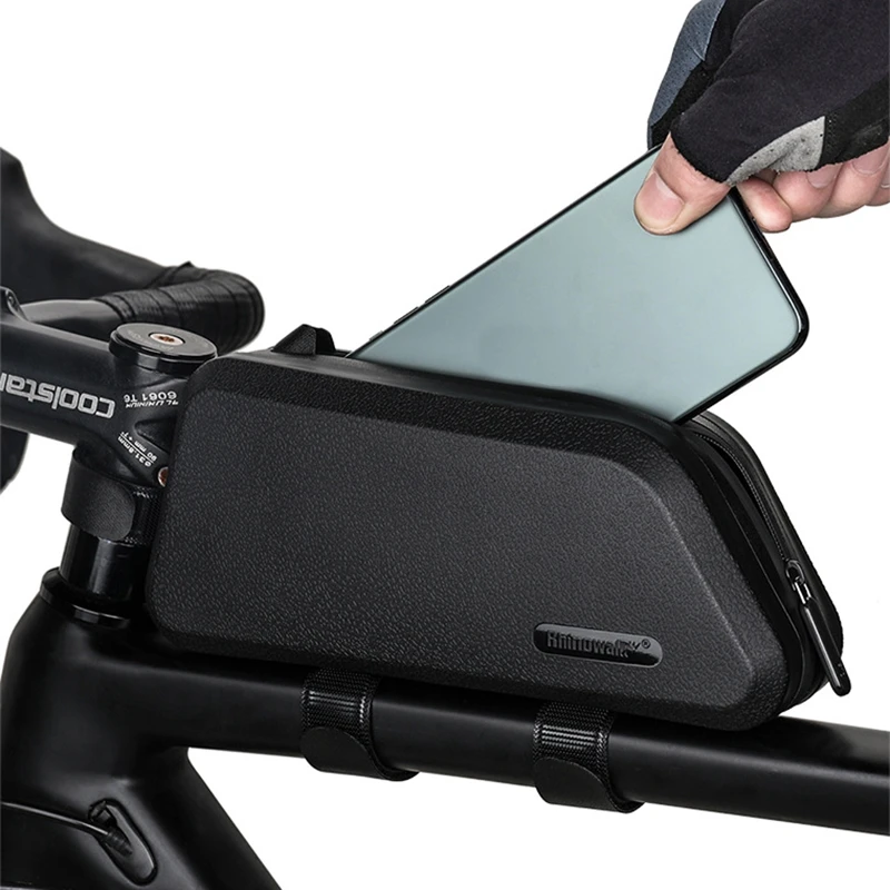Rhinowalk 1.5L Waterproof Top Tube Bicycle Bag Hard Shell Bike Bag Stable Cycling Frame Bag Bike Accessories for Road Bike
Rhinowalk 1.5L Waterproof Top Tube Bicycle Bag Hard Shell Bike Bag Stable Cycling Frame Bag Bike Accessories for Road Bike