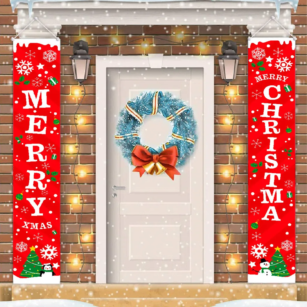 1 Pair Christmas Decorations Door Hanging Flag Xmas Couplet Fabric Banner For Home Decor Ornaments New Year 2022 Natal Noel
1 Pair Christmas Decorations Door Hanging Flag Xmas Couplet Fabric Banner For Home Decor Ornaments New Year 2022 Natal Noel