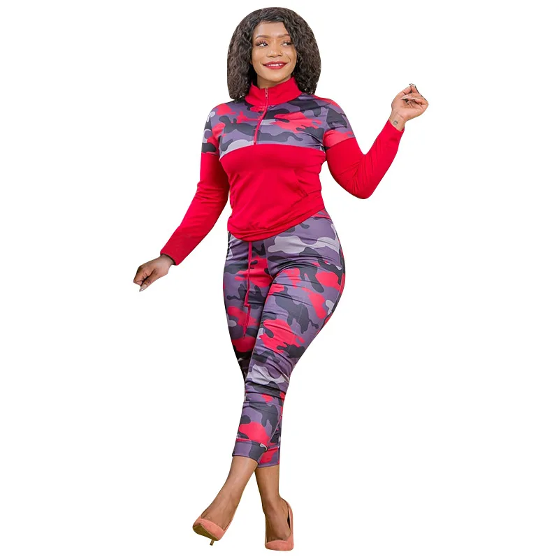 Fashion Two Piece Set Women Clothes Stand Collar Full Sleeve Top Long Pants Suit Streetwear Sweatsuits Casual Outfits Hot 2021
Fashion Two Piece Set Women Clothes Stand Collar Full Sleeve Top Long Pants Suit Streetwear Sweatsuits Casual Outfits Hot 2021