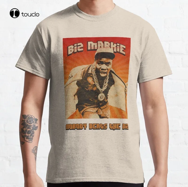 Новинка Biz Markie Старая школа хип-хоп 80-90-х годов рэп музыка Классическая футболка