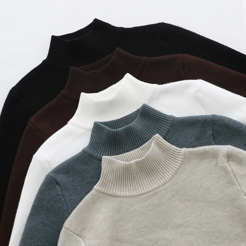 High Quality Sexy Semi Wool Turtleneck Render Unlined Upper Garment Of Female Velvet Thick Sweaters Fall Winter Women Slim Tops
High Quality Sexy Semi Wool Turtleneck Render Unlined Upper Garment Of Female Velvet Thick Sweaters Fall Winter Women Slim Tops