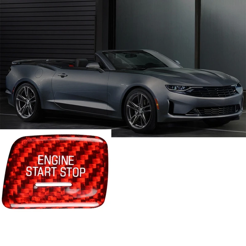 NEW-Sport Red Carbon Fiber Keyless Engine Start Button Cover Trim for Corvette C7
NEW-Sport Red Carbon Fiber Keyless Engine Start Button Cover Trim for Corvette C7