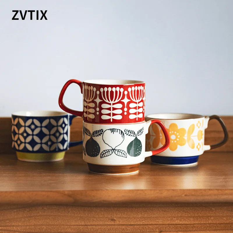 300ml Retro FlowerCup Coffee Microwave MilkCup Ceramic Safe Juice Grip Office Cup Kitchen Party Drinking Tool Starbucks Tea Cups
300ml Retro FlowerCup Coffee Microwave MilkCup Ceramic Safe Juice Grip Office Cup Kitchen Party Drinking Tool Starbucks Tea Cups