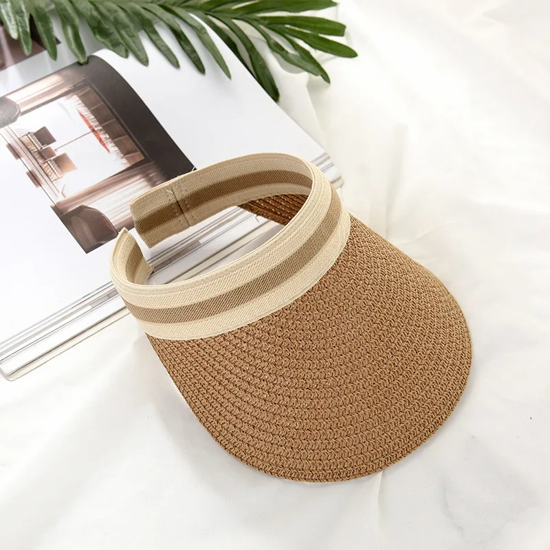 2020 hot sale Summer lady Empty Top Sun Visor Hat Summer straw Wide Brim Sun Caps UV Protection Hat For Men And Women
2020 hot sale Summer lady Empty Top Sun Visor Hat Summer straw Wide Brim Sun Caps UV Protection Hat For Men And Women