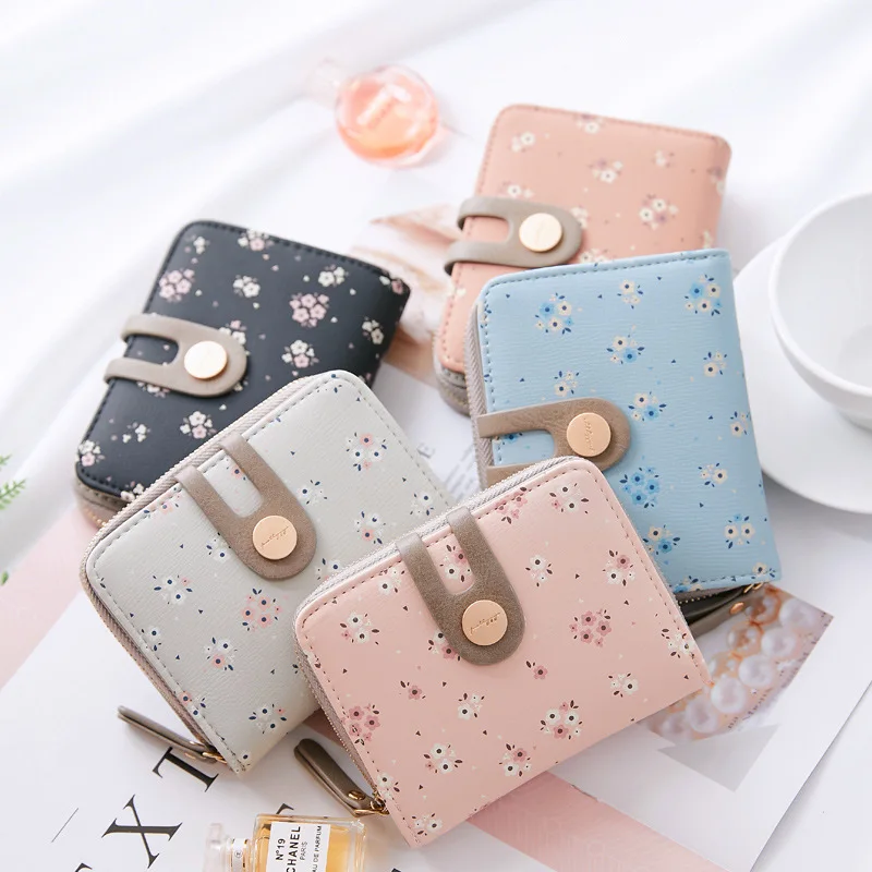 Short Small Fresh Flower Zipper Buckle Multi-function Multi Card Wallet Organ Card Bag
Short Small Fresh Flower Zipper Buckle Multi-function Multi Card Wallet Organ Card Bag