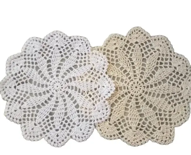 Modern round lace cotton table place mat crochet coffee placemat pad Christmas flower coaster cup mug tea dining doily kitchen
Modern round lace cotton table place mat crochet coffee placemat pad Christmas flower coaster cup mug tea dining doily kitchen