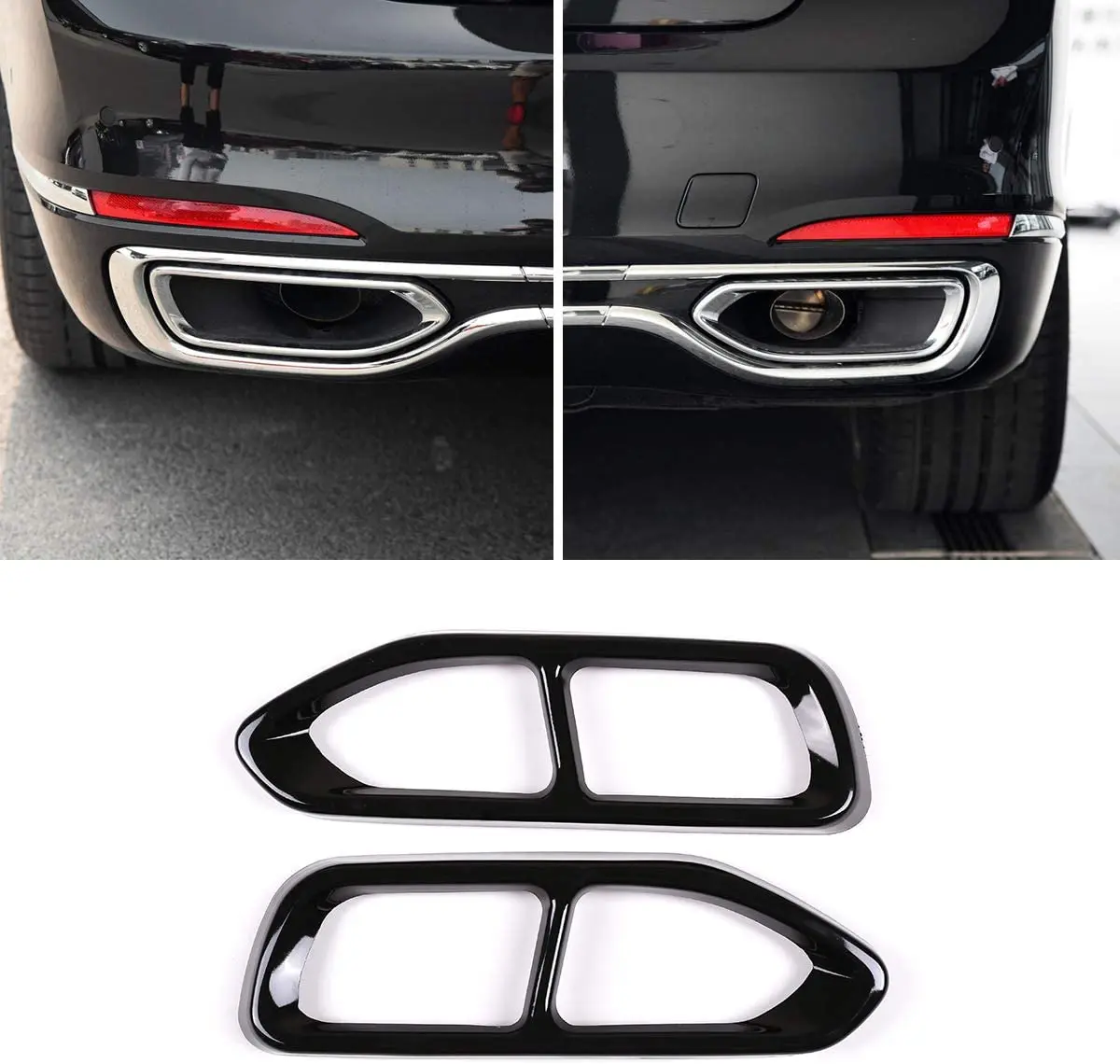 stainless steel Pipe Throat Exhaust Outputs Tail Frame Cover Trim For 7 Series G11 G12 730 740 750i 2016-2018
stainless steel Pipe Throat Exhaust Outputs Tail Frame Cover Trim For 7 Series G11 G12 730 740 750i 2016-2018