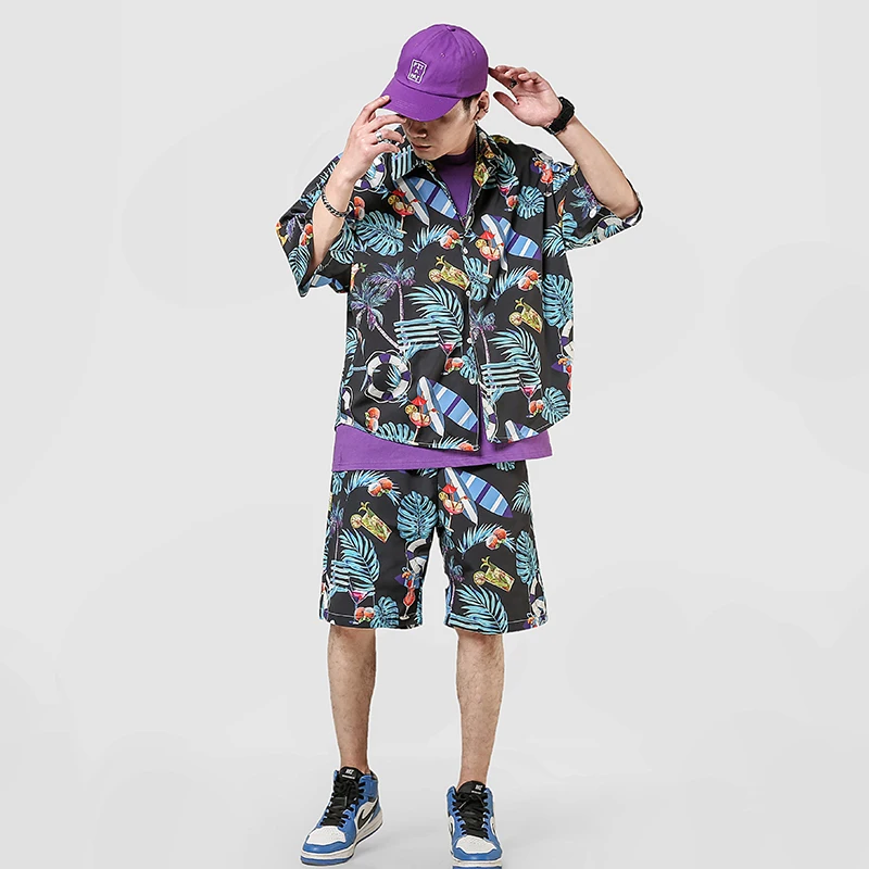 2021 New Fashion Summer Short Sleeve Sets Men Casual Print Suits For Men Chinese Style Print Beach Suit Sets Shirt+ Shorts 5XL
2021 New Fashion Summer Short Sleeve Sets Men Casual Print Suits For Men Chinese Style Print Beach Suit Sets Shirt+ Shorts 5XL