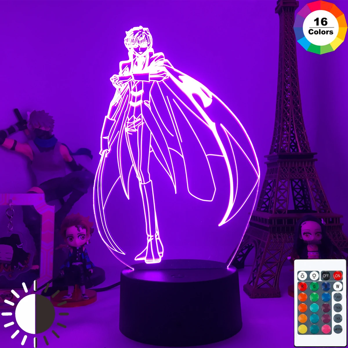 Led Night Light Code Geass Suzaku Kururugi 3d Lamp Anime for Room Decor Nightlight Kid Child Birthday Gift Light decoration toys
Led Night Light Code Geass Suzaku Kururugi 3d Lamp Anime for Room Decor Nightlight Kid Child Birthday Gift Light decoration toys
