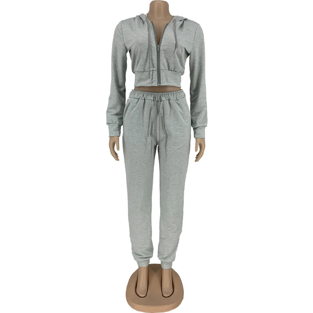 Zip Tracksuit Women Two Piece Set Hoodie Sweatshirt Crop Top and Skinny Track Pants Jogging Suit Workout Clothing Ensemble Femme
Zip Tracksuit Women Two Piece Set Hoodie Sweatshirt Crop Top and Skinny Track Pants Jogging Suit Workout Clothing Ensemble Femme