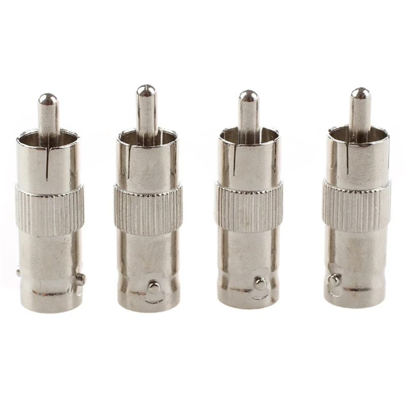 10 BNC Female TO RCA Male Plug COAX Adapter Connector 
10 BNC Female TO RCA Male Plug COAX Adapter Connector