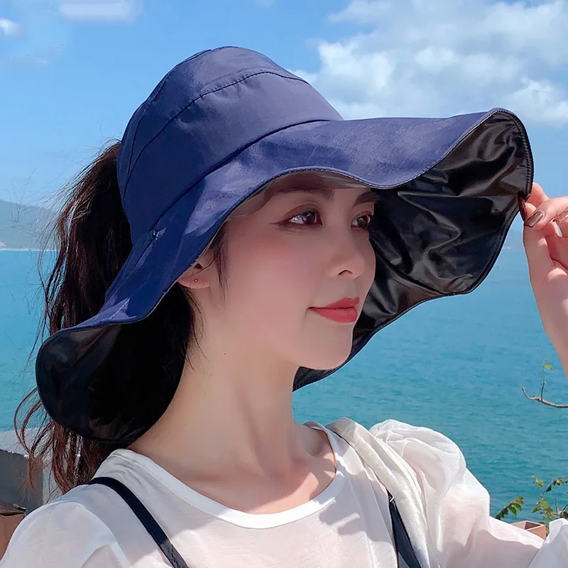 Women's Summer Beach Big Brim Bow Hat For Female Seaside Travel Outdoor Hat Sun UV Protection Korean Foldable Visor Cap 8 Colors
Women's Summer Beach Big Brim Bow Hat For Female Seaside Travel Outdoor Hat Sun UV Protection Korean Foldable Visor Cap 8 Colors
