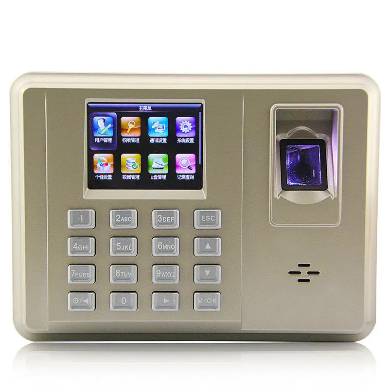 TX638 TCP/IP WIFI Color Screen 125Khz EM Card & Fingerprint Time Attendance Time Clock Employee Terminal Work punch card
TX638 TCP/IP WIFI Color Screen 125Khz EM Card & Fingerprint Time Attendance Time Clock Employee Terminal Work punch card