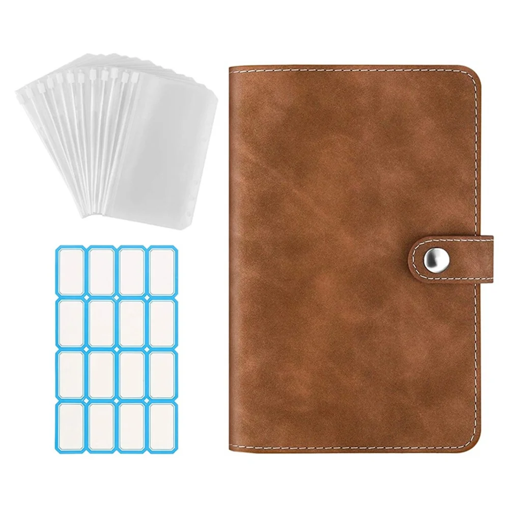 2021 New Soft Pu Leather A6 Notebook Binder Budget Planner Organizer Cash Budget System With 12 Pcs Clear Plastic Envelopes
2021 New Soft Pu Leather A6 Notebook Binder Budget Planner Organizer Cash Budget System With 12 Pcs Clear Plastic Envelopes