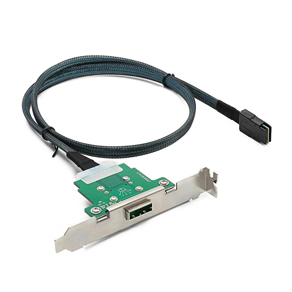 AS Cable For Server SATA Mini SAS SFF 8088 to SFF 8087 Server Data Cable PC Hard Disk Connect Cord Splitter Cable PC Accessories
AS Cable For Server SATA Mini SAS SFF 8088 to SFF 8087 Server Data Cable PC Hard Disk Connect Cord Splitter Cable PC Accessories