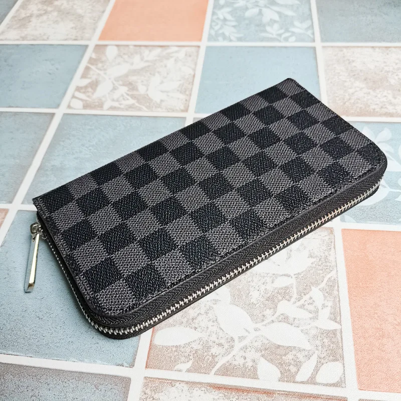 Fashion Plaid Men's Long Wallets Zipper Clutch Wallets Bags Male High Capacity Wallet with Card Holder Cell Phone Pocket Handbag
Fashion Plaid Men's Long Wallets Zipper Clutch Wallets Bags Male High Capacity Wallet with Card Holder Cell Phone Pocket Handbag