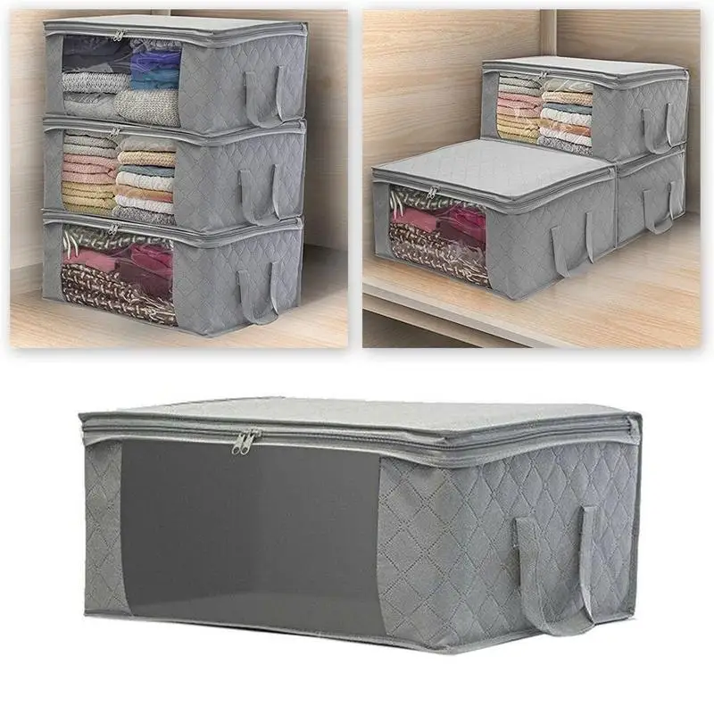 Non-woven Folding Non-woven Quilt Storage Bag Closet Clothing Storage Box Organize the Clothes Box Economical and Practical Box
Non-woven Folding Non-woven Quilt Storage Bag Closet Clothing Storage Box Organize the Clothes Box Economical and Practical Box