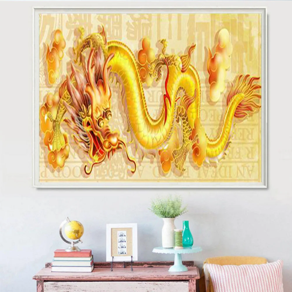 Золотой дракон 5D Сделай Сам Алмазная мозаика наборы мозаики Китай ручной Декор для дома
Золотой дракон 5D Сделай Сам Алмазная мозаика наборы мозаики Китай ручной Декор для дома