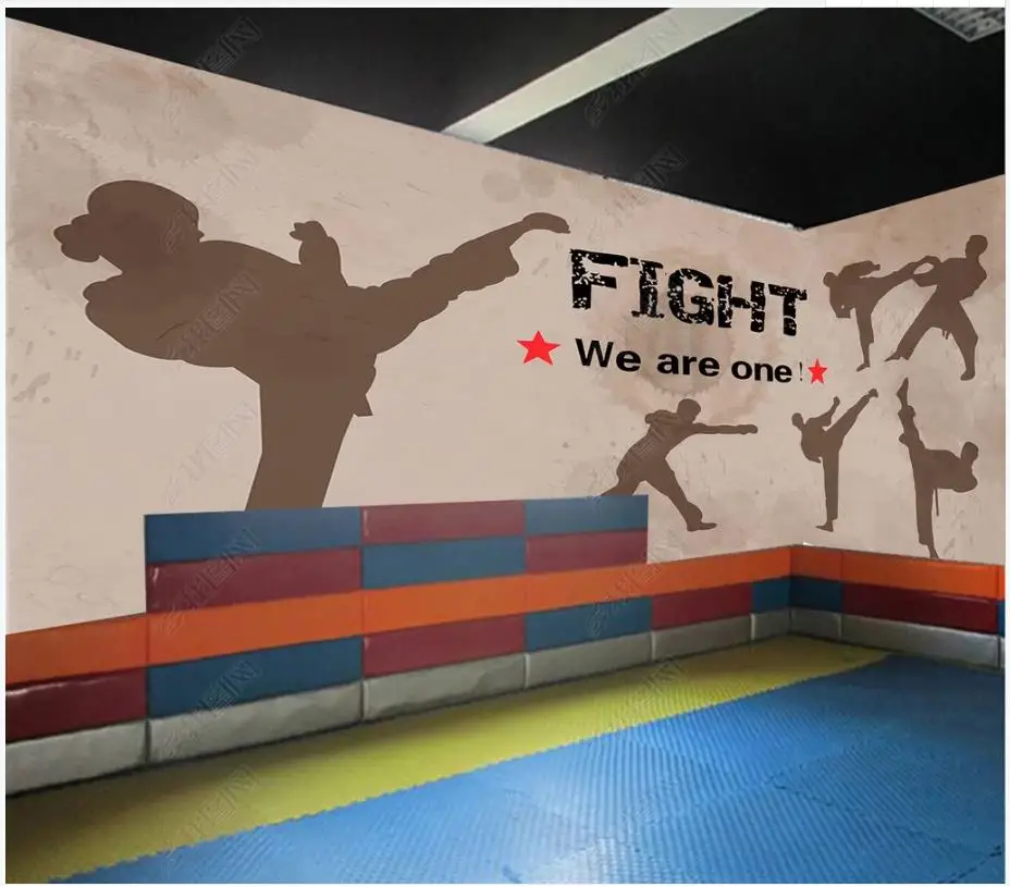Custom wallpapers 3d murals wallpaper for walls 3 d Fitness exercise boxing gym background martial arts hall background wall
Custom wallpapers 3d murals wallpaper for walls 3 d Fitness exercise boxing gym background martial arts hall background wall