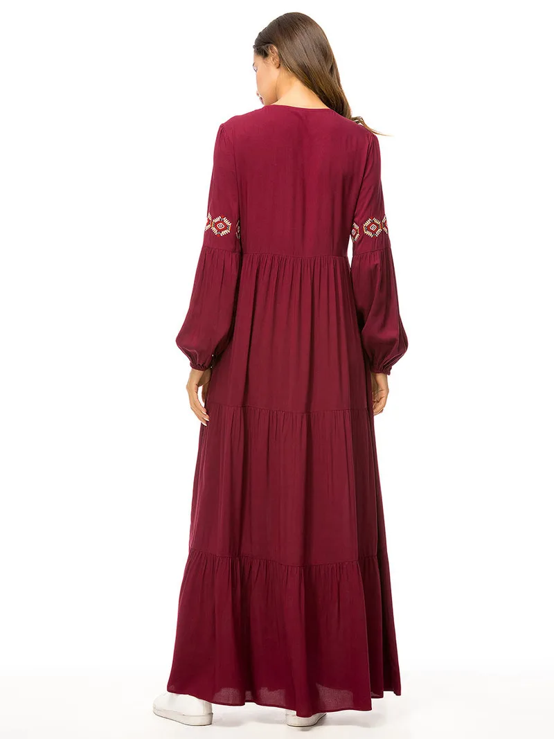 Abaya Qatar ОАЭ турецкий исламский Малайзийский гофрированный мусульманский хиджаб