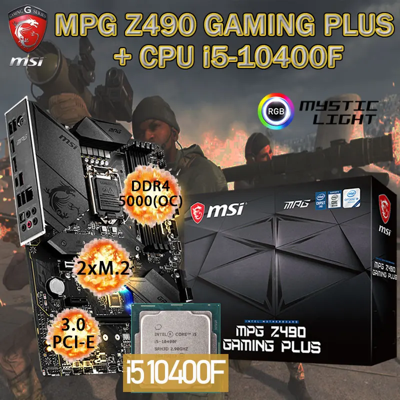 Комплект материнской платы LGA1200 MSI MPG Z490 GAMING PLUS + Intel Core i5 10400F Combo DDR4 128 ГБ PCI-E 3,0 комплект материнской платы 1200 Рабочий стол Z490
Комплект материнской платы LGA1200 MSI MPG Z490 GAMING PLUS + Intel Core i5 10400F Combo DDR4 128 ГБ PCI-E 3,0 комплект материнской платы 1200 Рабочий стол Z490