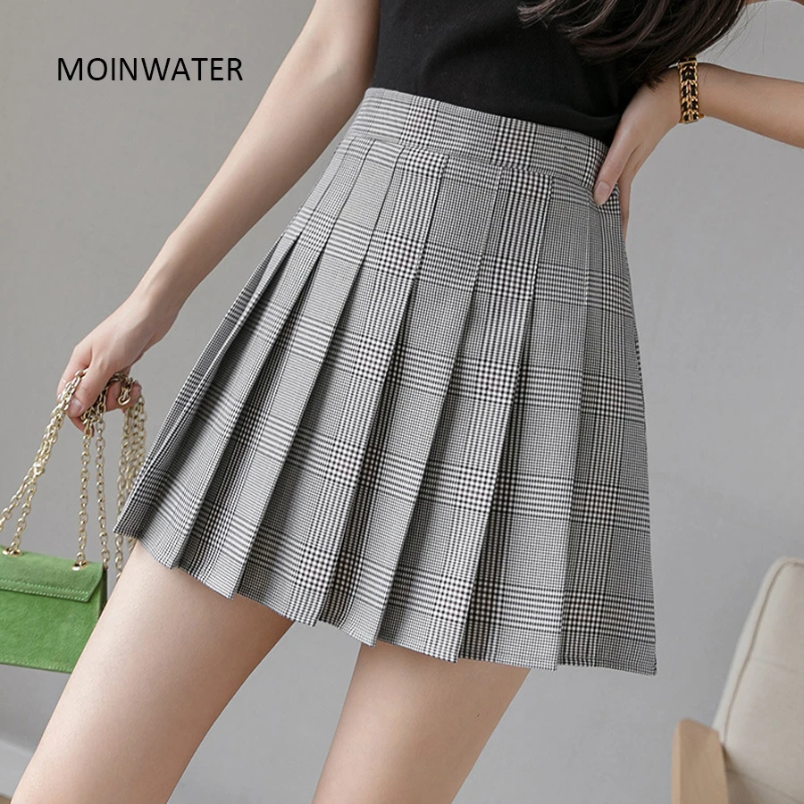 MOINWATER 2021 New Women Mini Skirt Lady Plaid High waisted Short Dress Female Preppy Style Skirts MD2032
MOINWATER 2021 New Women Mini Skirt Lady Plaid High waisted Short Dress Female Preppy Style Skirts MD2032
