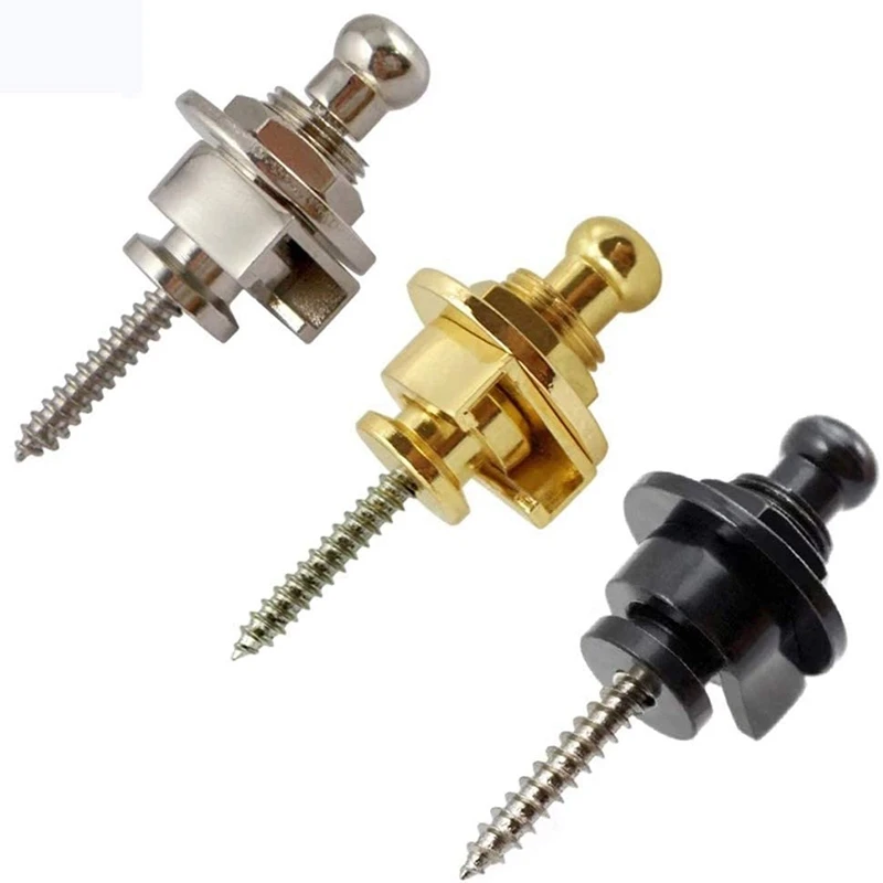 6Pcs Guitar Strap Lock Set Guitar Strap Button Strap Locking System Hold Tight with Easy Remove Screw and Retainer
6Pcs Guitar Strap Lock Set Guitar Strap Button Strap Locking System Hold Tight with Easy Remove Screw and Retainer