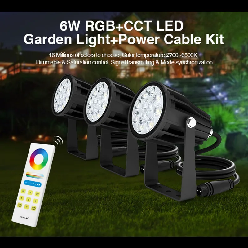 Mi light FUTC04 6W RGB+CCT LED Garden Lamp Outdoor Spot light Waterproof IP66 Miboxer FUTC08 FUTC08A DC24V Smart Lawn lamp Light 
Mi light FUTC04 6W RGB+CCT LED Garden Lamp Outdoor Spot light Waterproof IP66 Miboxer FUTC08 FUTC08A DC24V Smart Lawn lamp Light