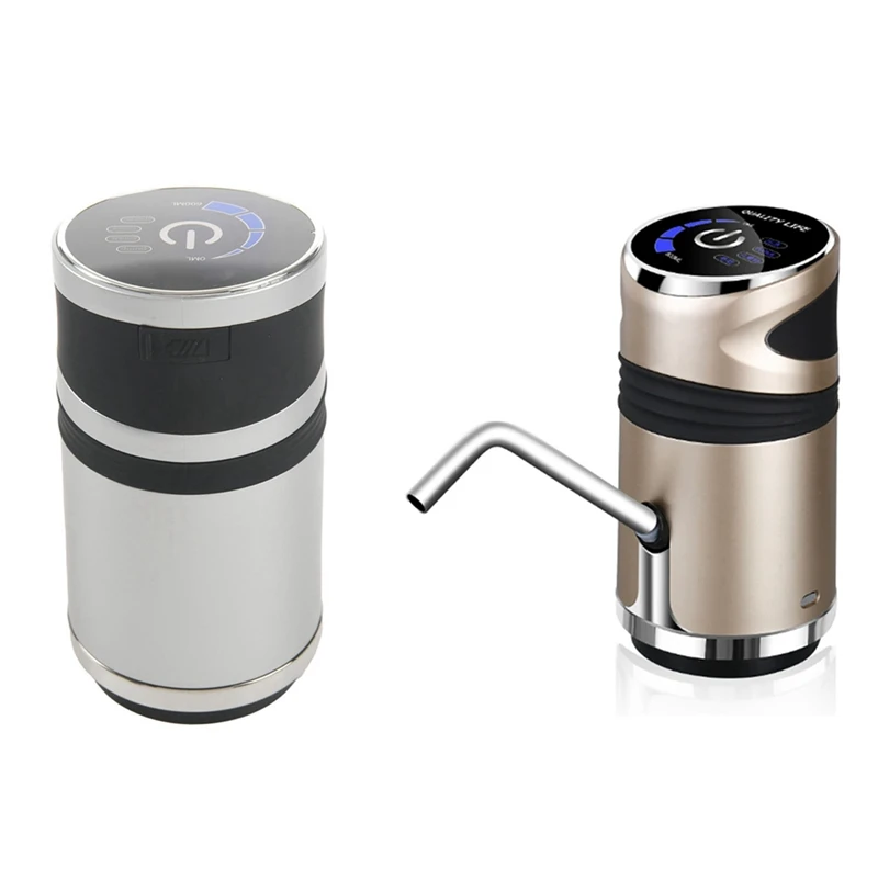 2 Pcs Automatic Electric Water Pump Button Dispenser Gallon Bottle Drinking Switch, Silver Grey & Champagne Gold
2 Pcs Automatic Electric Water Pump Button Dispenser Gallon Bottle Drinking Switch, Silver Grey & Champagne Gold