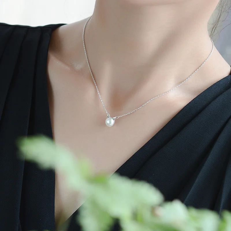 New Elegant Women 925 Sterling Silver Pearl Cat Pendant Necklaces Jewelry Free Shipping 
New Elegant Women 925 Sterling Silver Pearl Cat Pendant Necklaces Jewelry Free Shipping