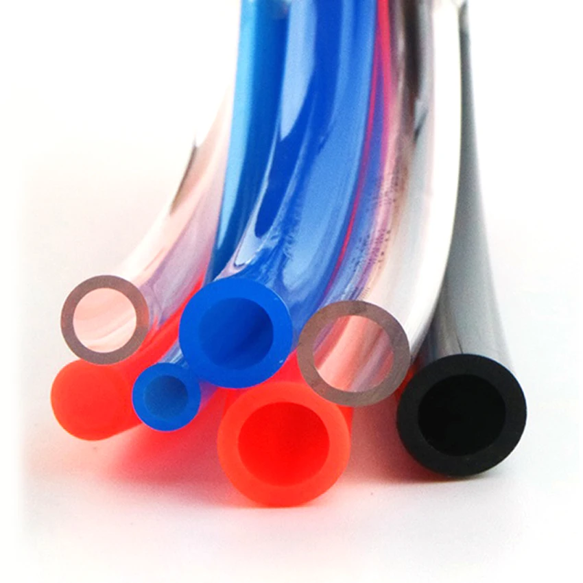 Polyurethane hose for tire, transparent polyurethane tube, red, black and blue, outer diameter 4 / 6 / 8 / 10 / 12 / 14 / 16mm
Polyurethane hose for tire, transparent polyurethane tube, red, black and blue, outer diameter 4 / 6 / 8 / 10 / 12 / 14 / 16mm