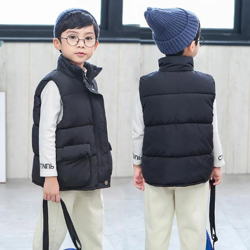 Children Outwear Winter Baby Vests Solid Bodywarmer Kinder Vest Girl Autumn Thick Coats Jacket Kids Zipper Waistcoat Clothes
Children Outwear Winter Baby Vests Solid Bodywarmer Kinder Vest Girl Autumn Thick Coats Jacket Kids Zipper Waistcoat Clothes