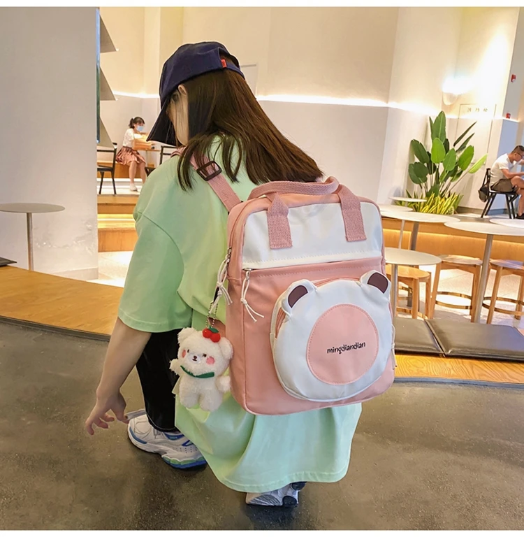 3832 Women's summer all-match outing hit color messenger bag women's large-capacity three-purpose female backpack
3832 Women's summer all-match outing hit color messenger bag women's large-capacity three-purpose female backpack