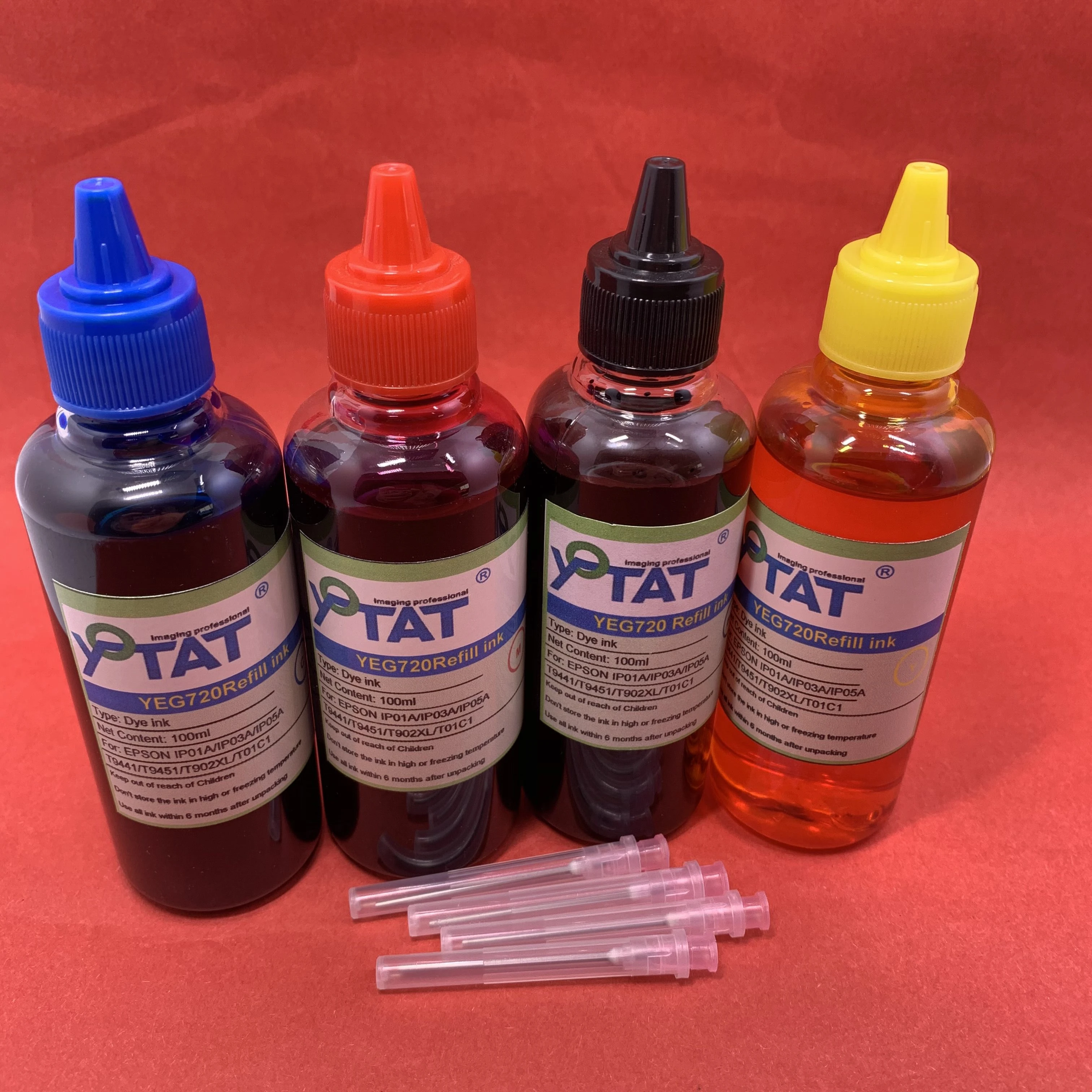 YOTAT Dye ink refill kit for Epson IP01A IP03A IP05A T9441 T9451 T902XL T01C1 ink cartridge
YOTAT Dye ink refill kit for Epson IP01A IP03A IP05A T9441 T9451 T902XL T01C1 ink cartridge