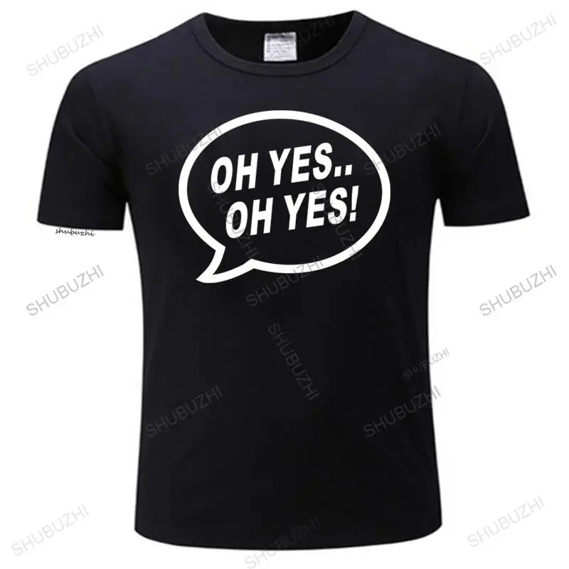 Мужская футболка с надписью OH YES рисунком О да музыкальным слоганом Карла Кокс