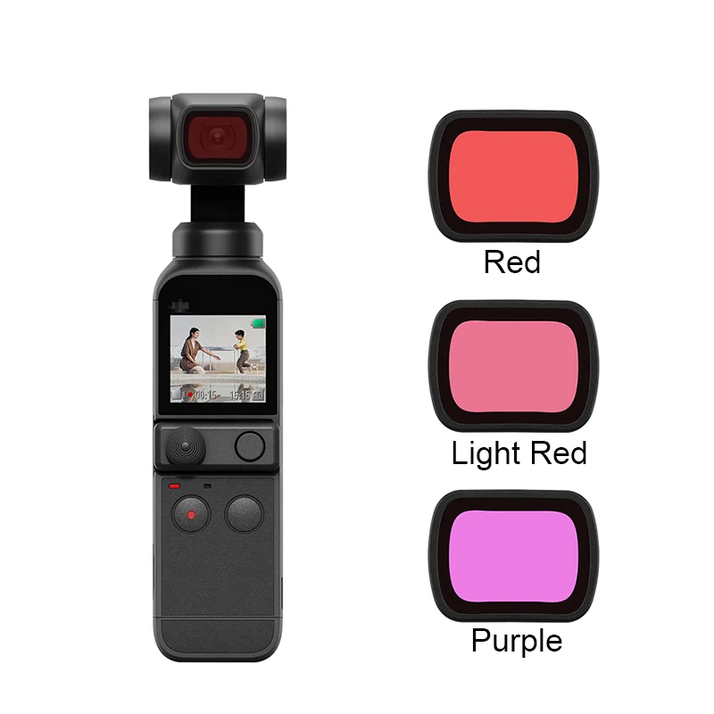 for DJI Osmo Pocket Diving Filter Red/Magenta/Pink Lens Filter for DJI POCKET 2 Handheld Gimbal Camera Lens Accessories
for DJI Osmo Pocket Diving Filter Red/Magenta/Pink Lens Filter for DJI POCKET 2 Handheld Gimbal Camera Lens Accessories