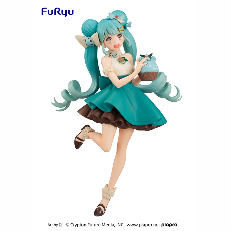 2021 г., Furyu Vocaloid Hatsune Miku, мятный шоколад Ver. Экшн-фигурка аниме Ограниченная серия 17 см, Настольная декоративная кукла, Коллекционная модель, дет...
2021 г., Furyu Vocaloid Hatsune Miku, мятный шоколад Ver. Экшн-фигурка аниме Ограниченная серия 17 см, Настольная декоративная кукла, Коллекционная модель, дет...
