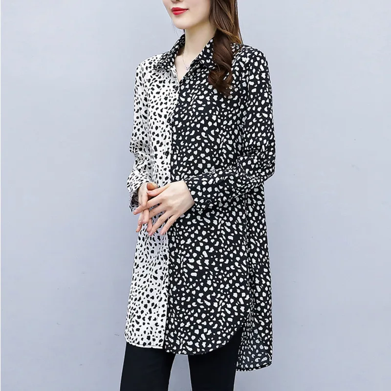 Plus Size Clothes Chiffon Long Shirts Women 2021 Spring Blouses Oversize Fashion Loose Patchwork Long Sleeve Cool Tops Jackets
Plus Size Clothes Chiffon Long Shirts Women 2021 Spring Blouses Oversize Fashion Loose Patchwork Long Sleeve Cool Tops Jackets