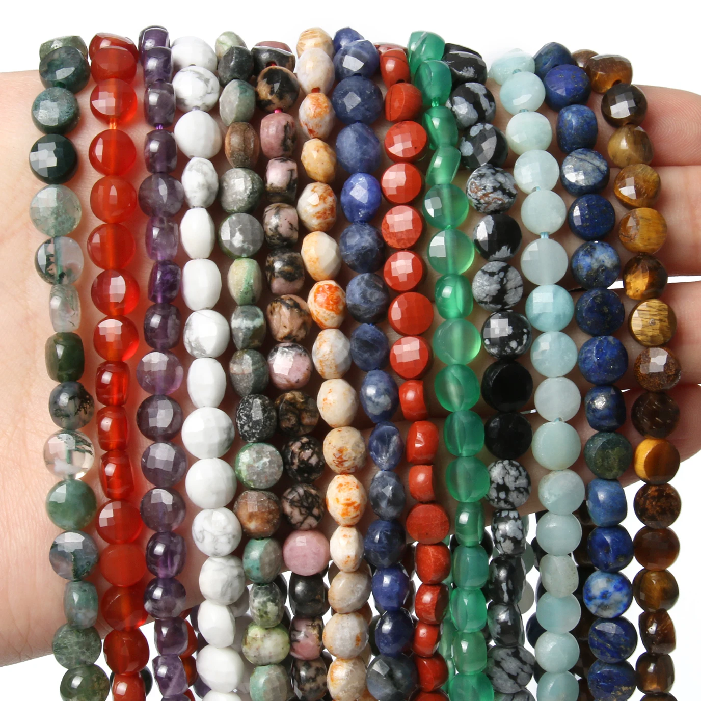 6MM Natural Round Flat Coin Faceted Lapis Lazuli Aquamarines Beads Losse Stone Minerals Bead Accessories For DIY Jewelry Making
6MM Natural Round Flat Coin Faceted Lapis Lazuli Aquamarines Beads Losse Stone Minerals Bead Accessories For DIY Jewelry Making