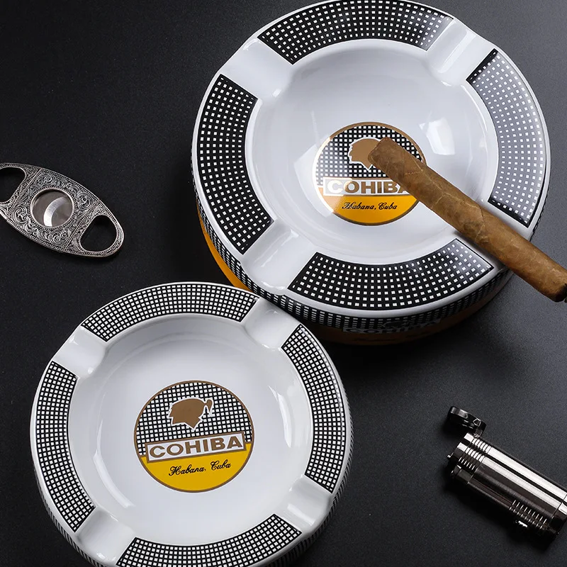 Portable Size Round Ceramic Cigar Ashtrays Gadgets Vintage Style Quality Ceramic Cigar Ashtray gift for boyfriend
Portable Size Round Ceramic Cigar Ashtrays Gadgets Vintage Style Quality Ceramic Cigar Ashtray gift for boyfriend