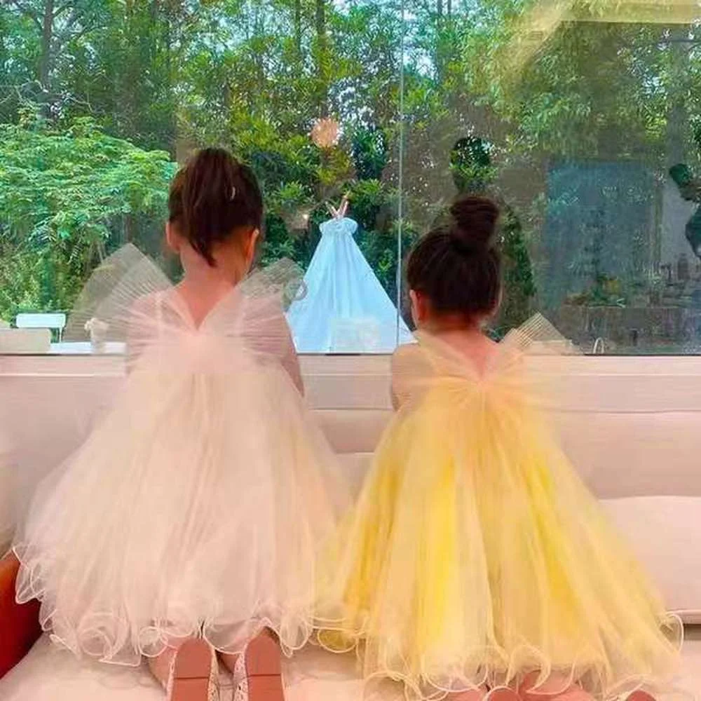 1-9Y Summer Toddler Kid Child Girl Princess Dress Big Bow White Yellow Tulle Lace Party Wedding Birthday Tutu Dresses for Girl
1-9Y Summer Toddler Kid Child Girl Princess Dress Big Bow White Yellow Tulle Lace Party Wedding Birthday Tutu Dresses for Girl