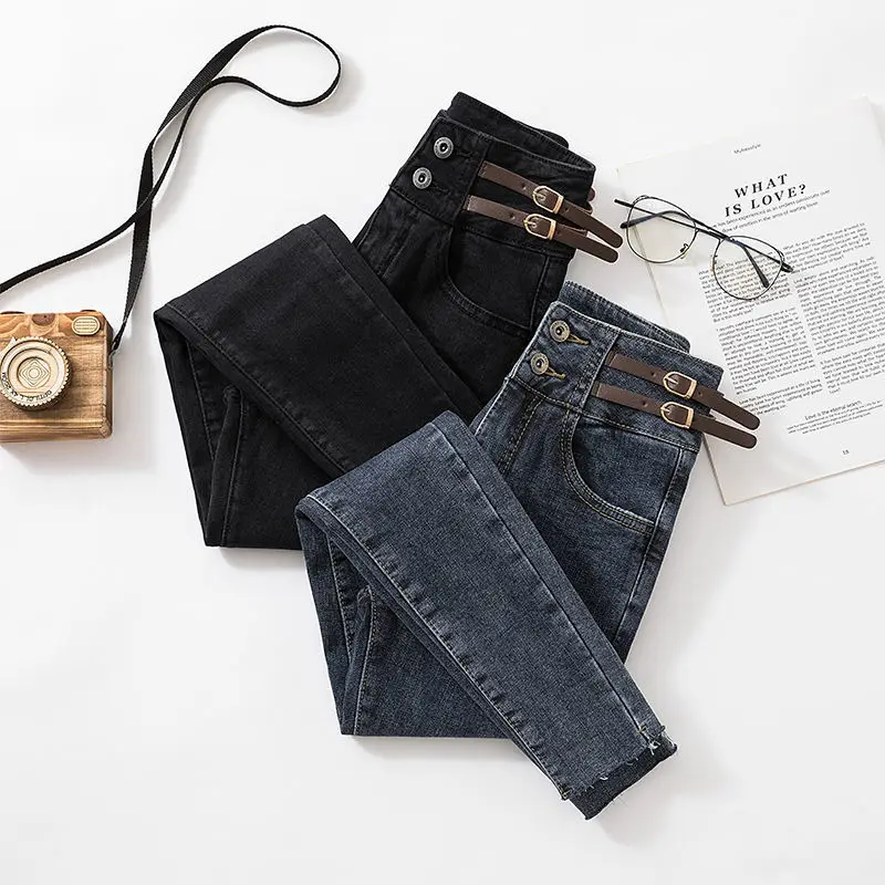 New Black High Waist Jeans Women Spring Jeans Woman Skinny Slim OL Office Lady Denim Pencil Pants Female Jeans Femme Trousers
New Black High Waist Jeans Women Spring Jeans Woman Skinny Slim OL Office Lady Denim Pencil Pants Female Jeans Femme Trousers