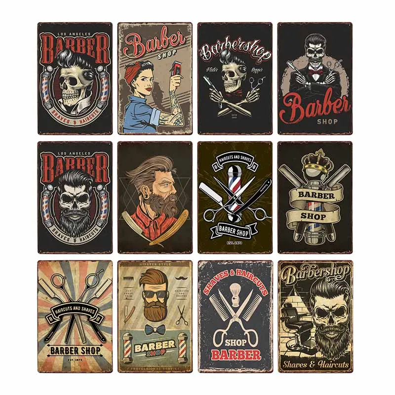 Barber Pole Metal Tin Sign Vintage Barber Shop Decoration Cafe Bar Pub Poster Decorative Plates Home Decor 20x30cm
Barber Pole Metal Tin Sign Vintage Barber Shop Decoration Cafe Bar Pub Poster Decorative Plates Home Decor 20x30cm