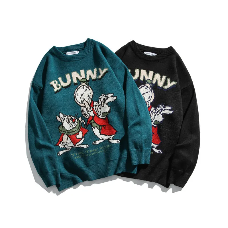 Cartoon rabbit Harajuku lovers BF versatile loose sweater male foreign style student 2020 new super hot women's wear
Cartoon rabbit Harajuku lovers BF versatile loose sweater male foreign style student 2020 new super hot women's wear