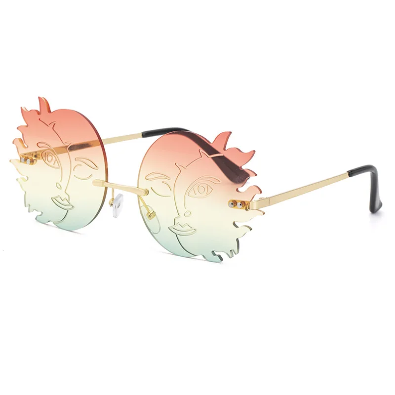 New Sunglasses Lady Moon Smile Face Fashion Sunglasses Female Fashion Personality Party Ball Glasses Sunglasses Wholesale
New Sunglasses Lady Moon Smile Face Fashion Sunglasses Female Fashion Personality Party Ball Glasses Sunglasses Wholesale