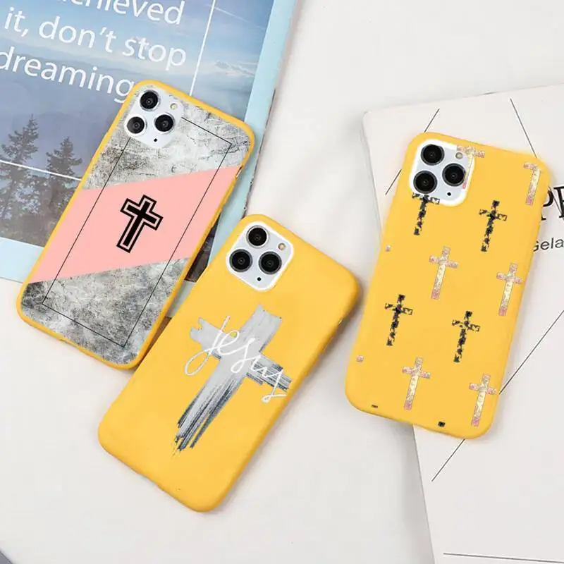 Faith Christian Religious Jesus Phone Case For IPhone 6 6s 7 8 Plus X Xs Xr Xsmax 11 12 Pro Promax 12mini Candy Yellow Cover
Faith Christian Religious Jesus Phone Case For IPhone 6 6s 7 8 Plus X Xs Xr Xsmax 11 12 Pro Promax 12mini Candy Yellow Cover